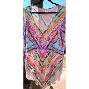 Mara Hoffman Swim RARE multicolor coverup GORGEOUS Women's Size M/L